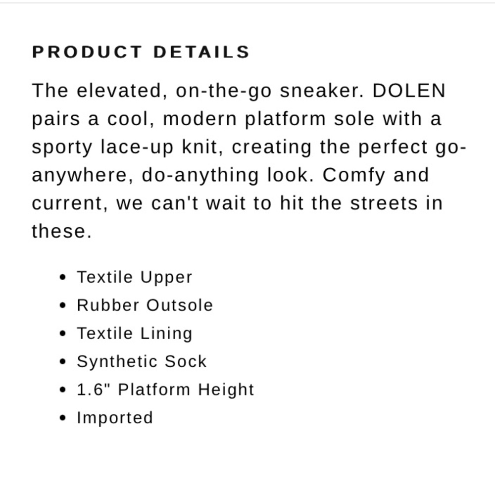 Dolce Vita Dolen Platform Sneakers 8.5 - Picture 9 of 10